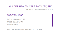 Mulder health care facility
