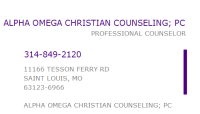 Alpha omega christian counseling pc