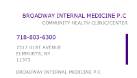 Broadway internal medicine, p.c.