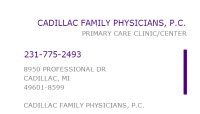 Cadillac family physicians pc