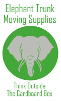 Elephant trunk moving supplies