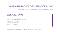Norman radiology services inc