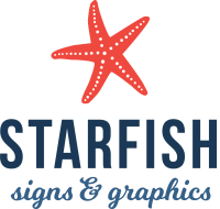 Starfish signs and graphics