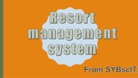 Resort management system