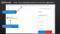 Outlook events & activation