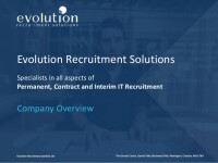 Evolution Recruitment Solutions Ltd, UK