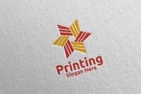 Star paper printing and design