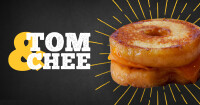Tom+chee: grilled cheese and tomato soup