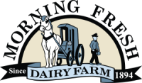 Morning fresh dairy farm