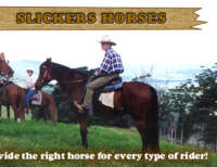 Slickers horse riding