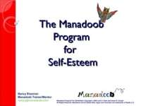 The manadoob educator training program and the manadoob self-esteem program for kids