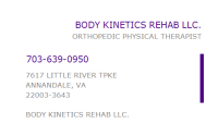 Body kinetics rehab, llc
